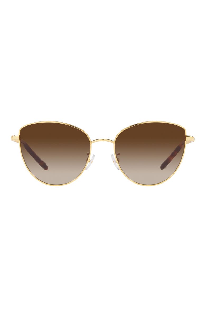 56mm Gradient Cat Eye Sunglasses, Main, color, BROWN GRADIENT