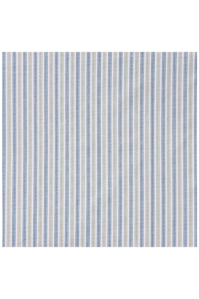 Ticking Stripe 200 Thread Count Cotton Percale Sheet Set, Alternate, color, NAVY BLUE/ GREEN