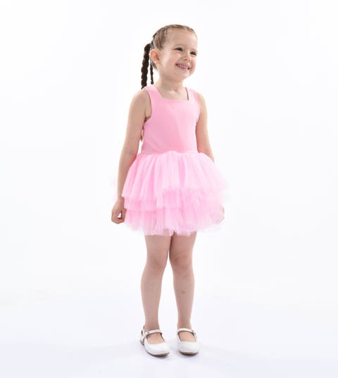Solid Color Tutu Dress