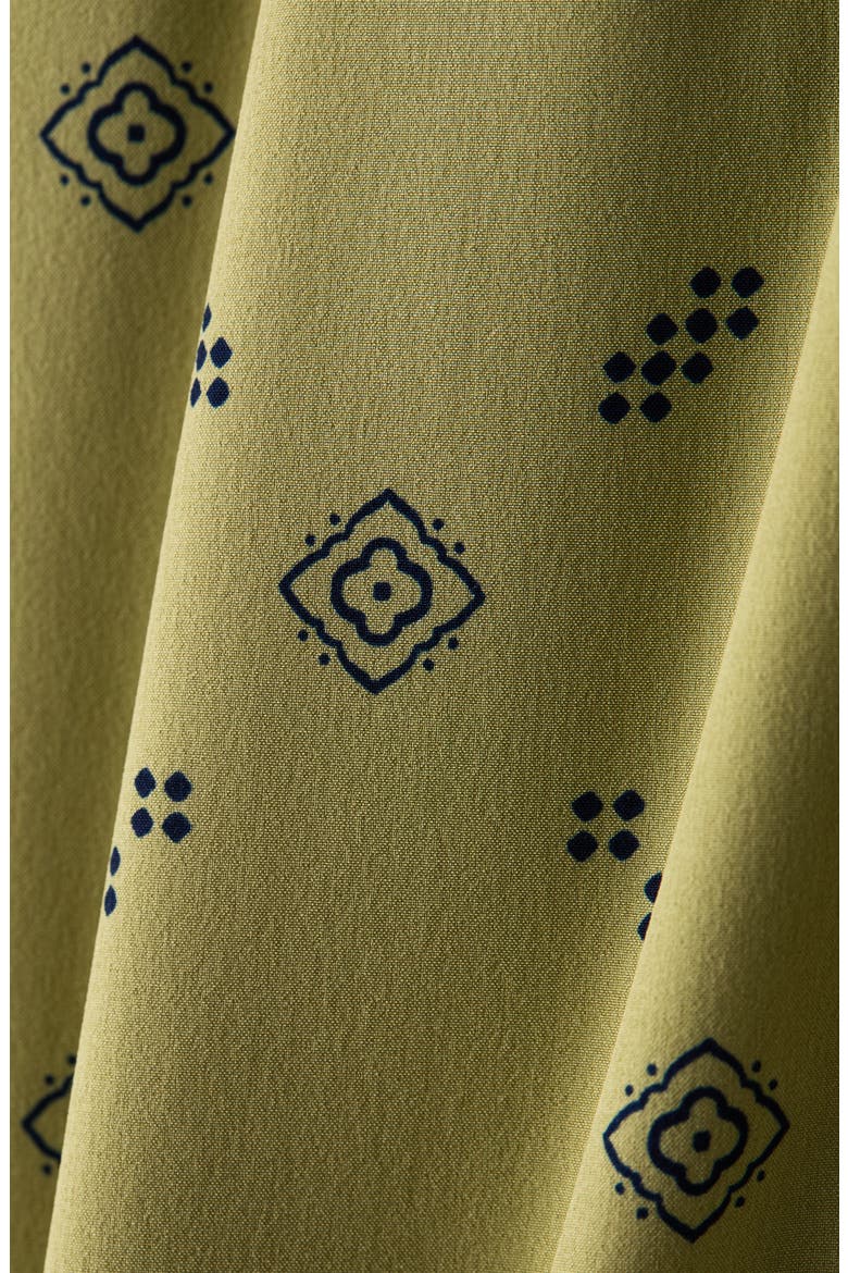 5.5-Inch Water Repellent Swim Trunks, Alternate, color, DUSTY SAGE FOULARD