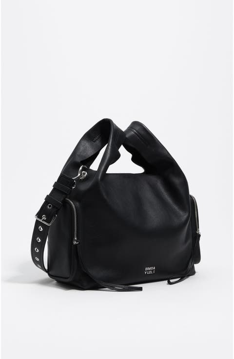 Leather crossbody bag