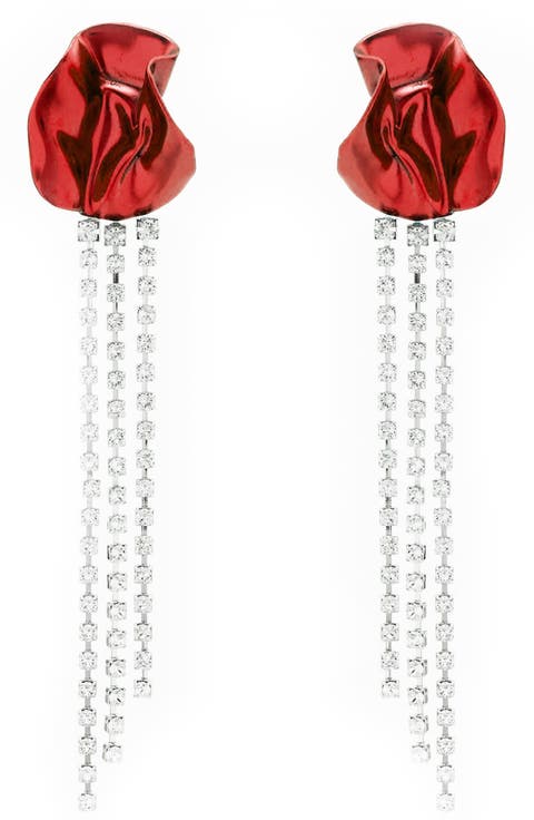 Georgia Crystal Drop Earrings