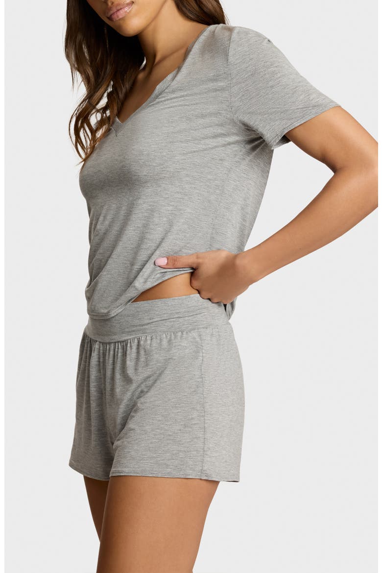 Butter Plunge T-Shirt, Alternate, color, HEATHERED GRAY