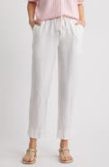 Caslon® Tapered Linen Pants