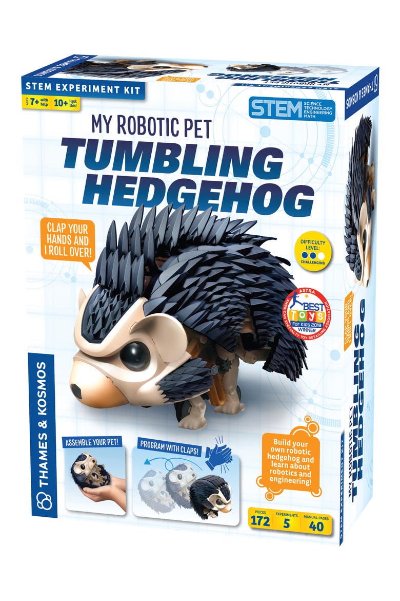 My Robotic Pet: Tumbling Hedgehog Mechanical Kit, Alternate, color, MISCELLANEOUS