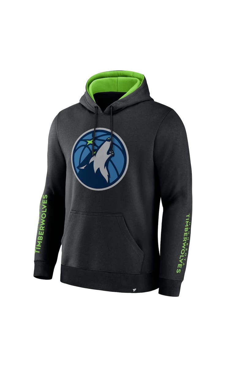 FANATICS Men's Fanatics Black Minnesota Timberwolves Legacy Guard Pullover Hoodie, Alternate, color, Black