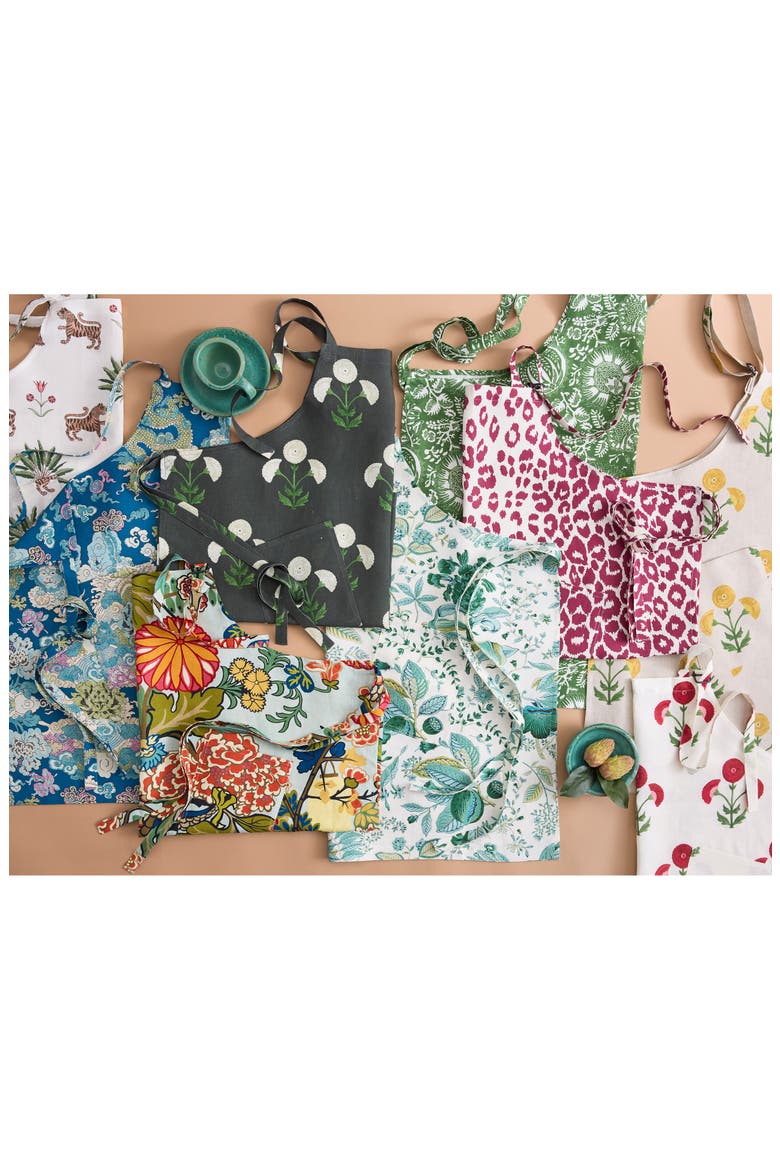Linen Apron, Alternate, color, GISELE MOONFLOWER