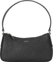 BOSS Small Alyce Leather Hobo Bag