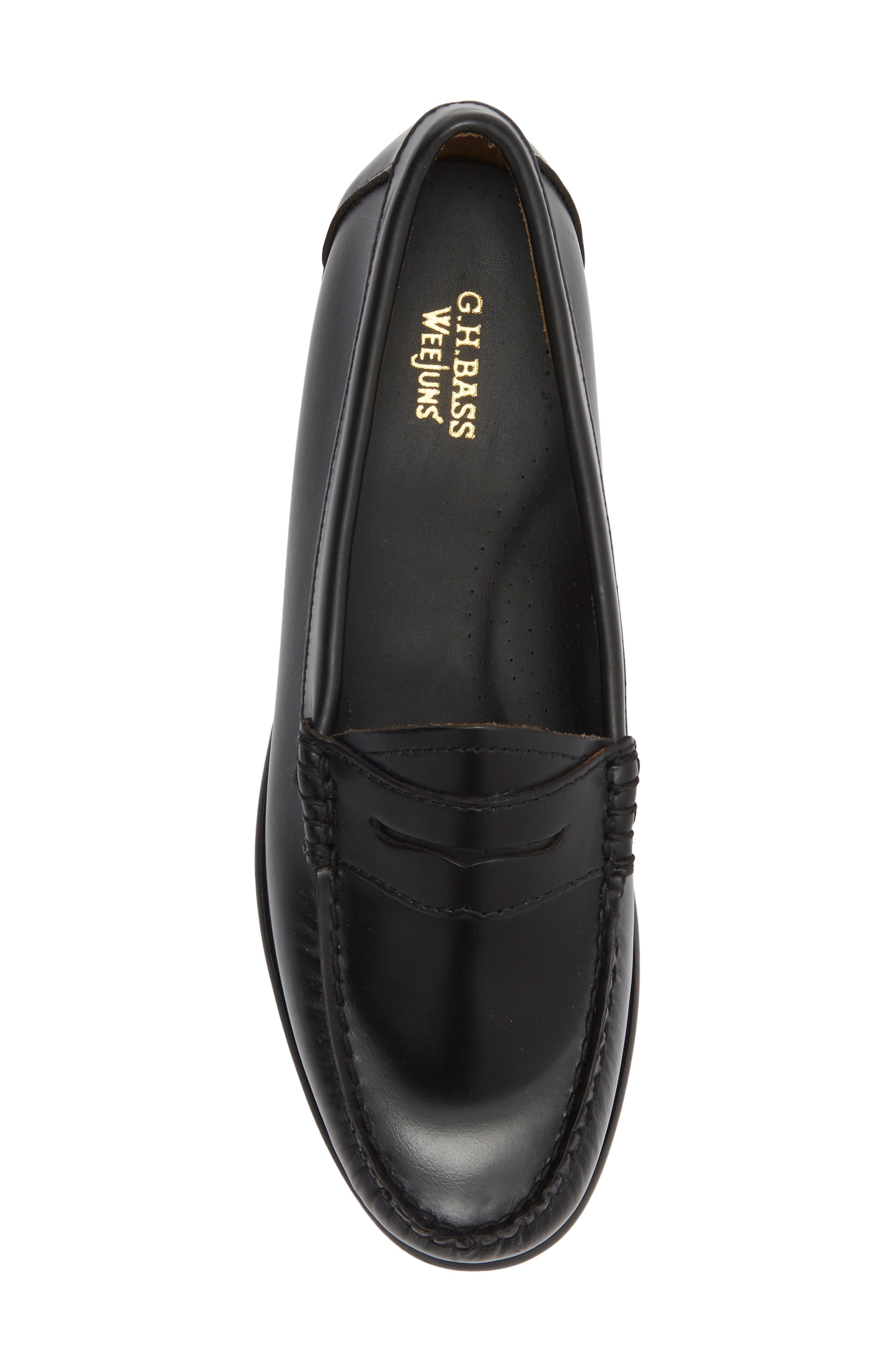 G.H.BASS Whitney Weejuns<sup>®</sup> Penny Loafer, Alternate, color, Black