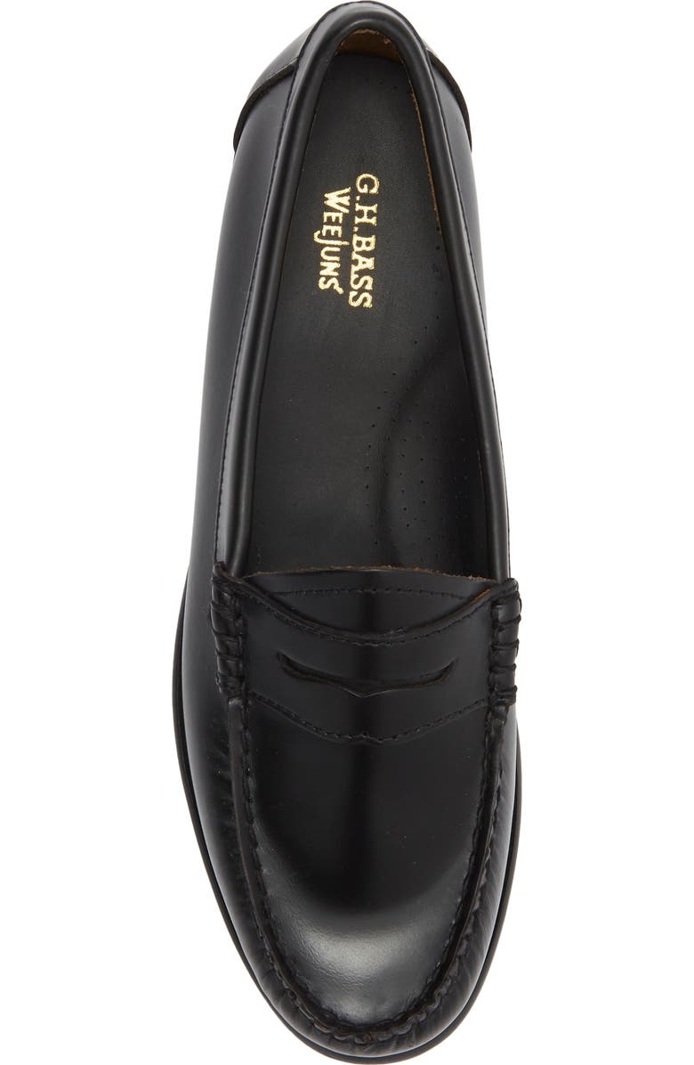G.H.BASS Whitney Weejuns<sup>®</sup> Penny Loafer, Alternate, color, Black