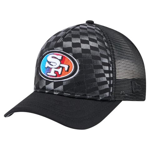 Men's New Era  Black San Francisco 49ers Gradient 9FORTY Adjustable Hat