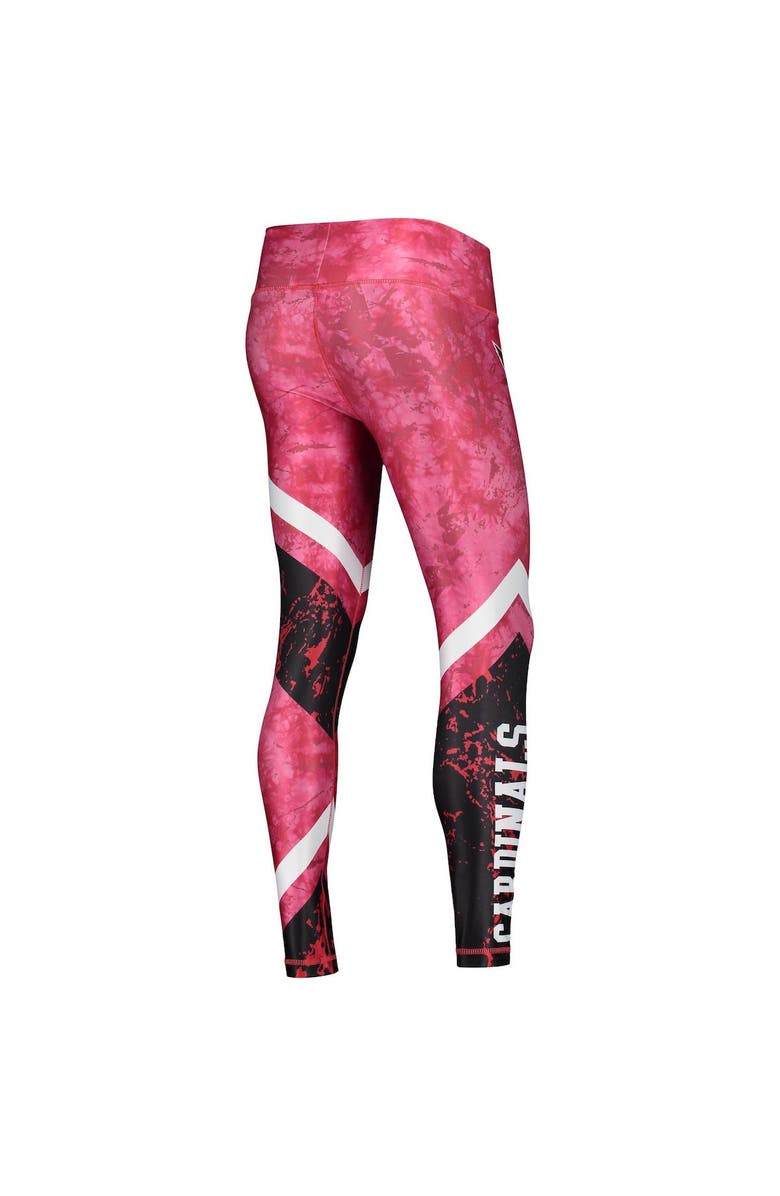 CONCEPTS SPORT Women's Concepts Sport Cardinal/Black Arizona Cardinals Dormer Knit Sublimated Leggings, Alternate, color, 