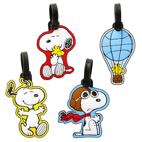 Snoopy and Woodstock Luggage Tag - Set of 4