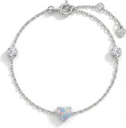 In Season Jewelry Opal Heart Girls Bracelet