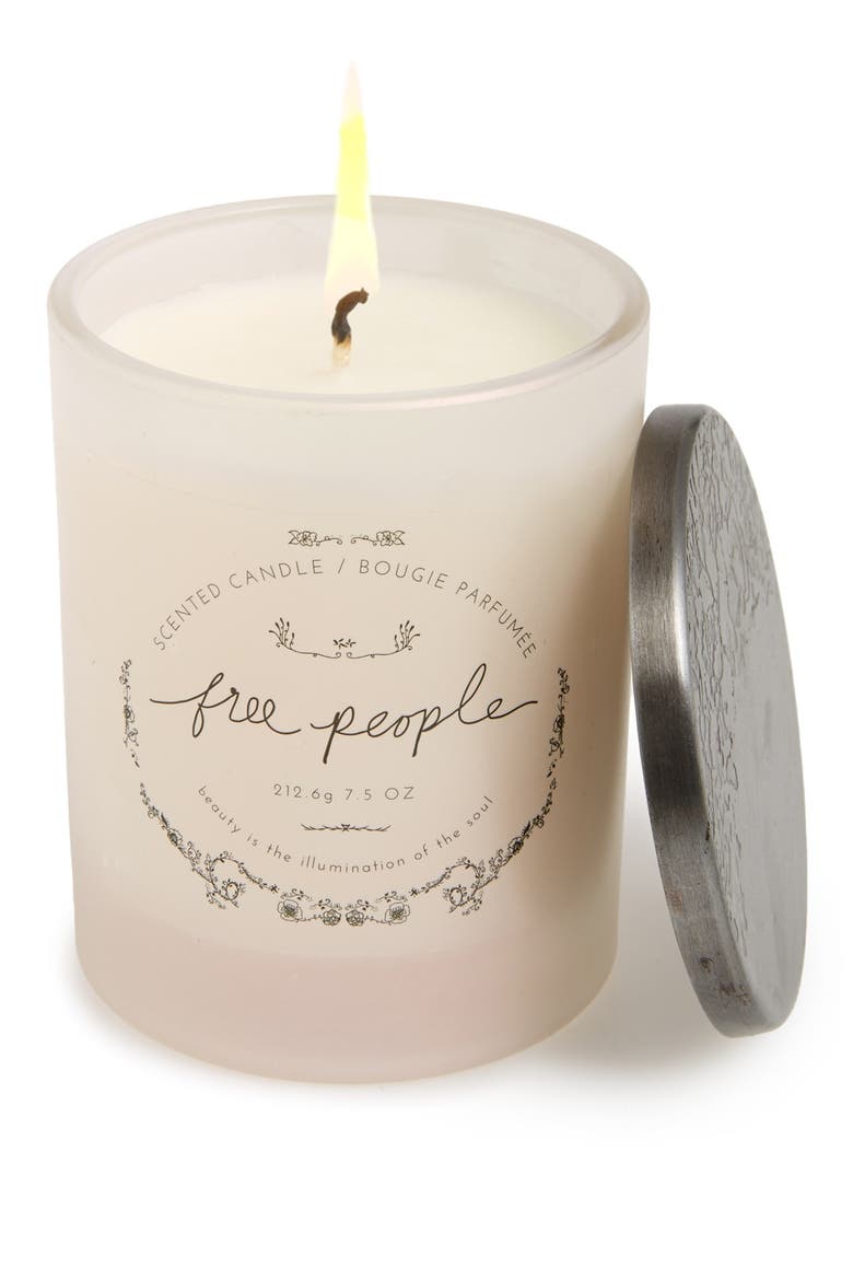 Scented Soy Candle, Alternate, color, WHITE