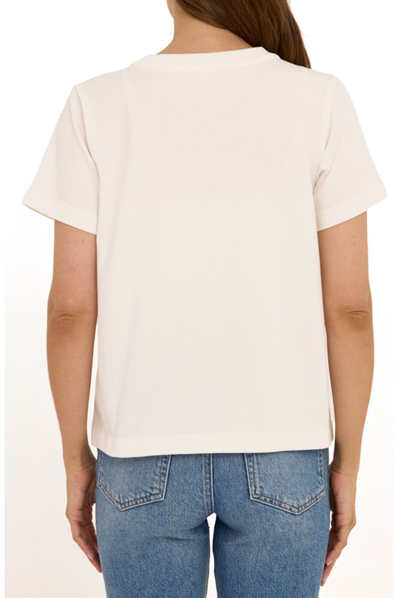 Beth Essential Organic Cotton T-Shirt, Alternate, color, WHITE