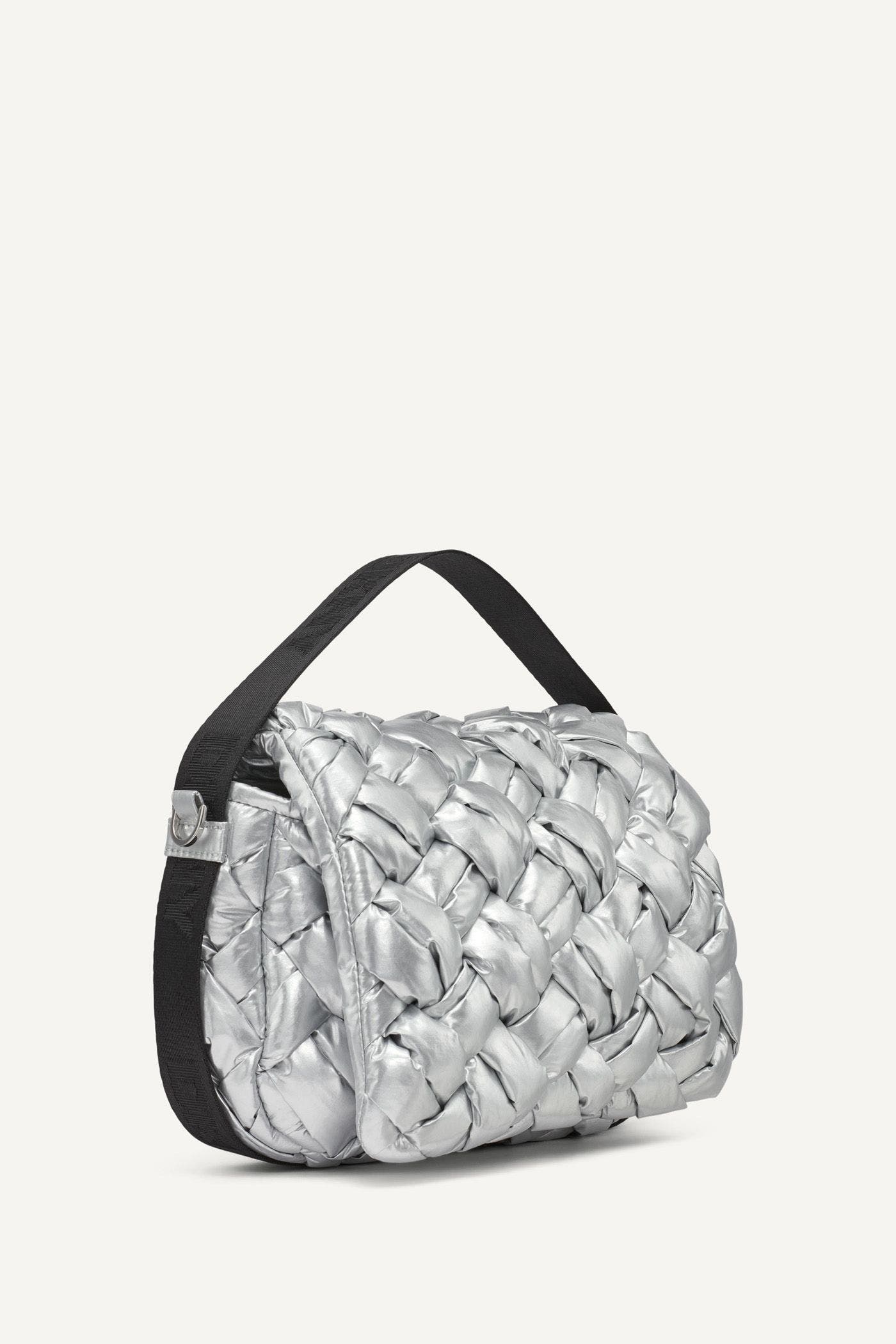 DKNY Nadia Flap Shoulder Bag, Alternate, color, Silver