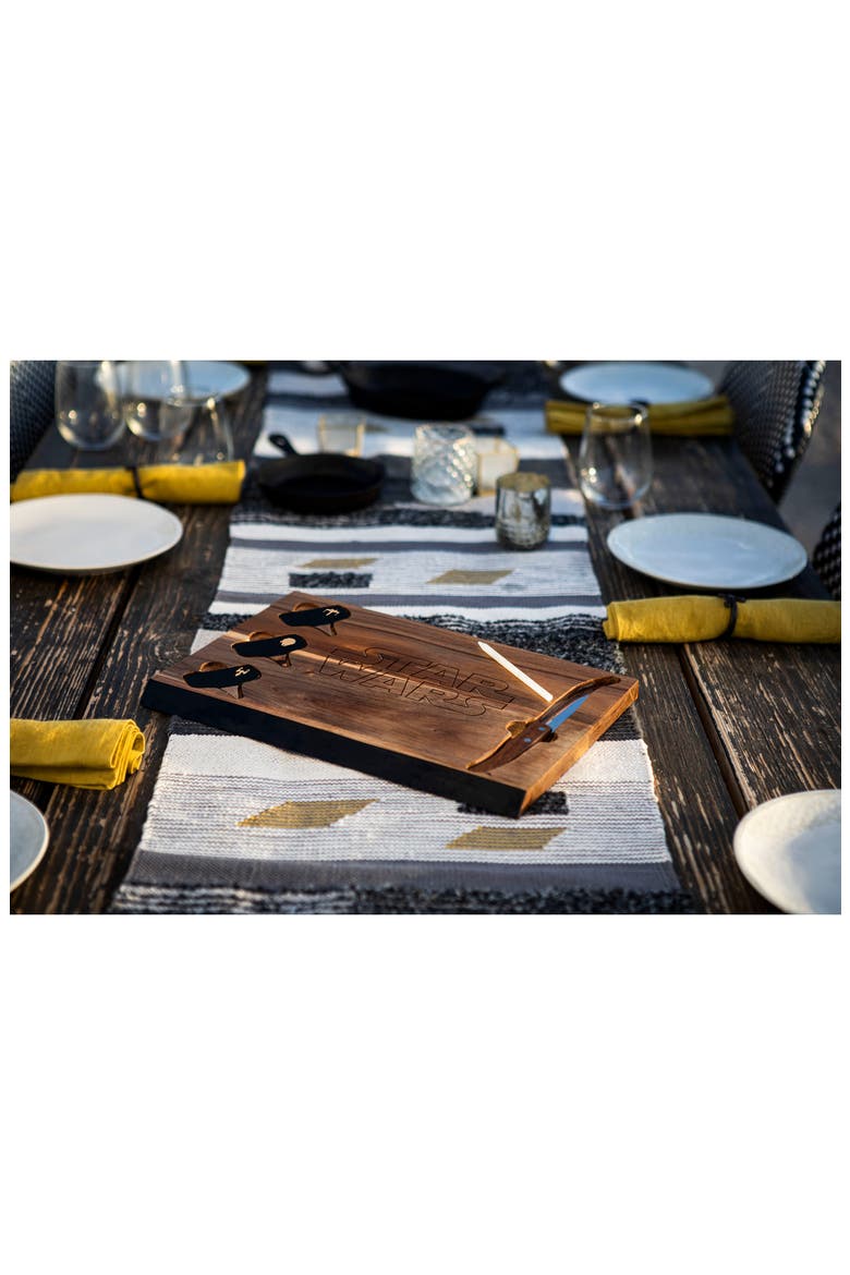 Star Wars™ Delio Cheese Board and Knife Set, Alternate, color, BROWN