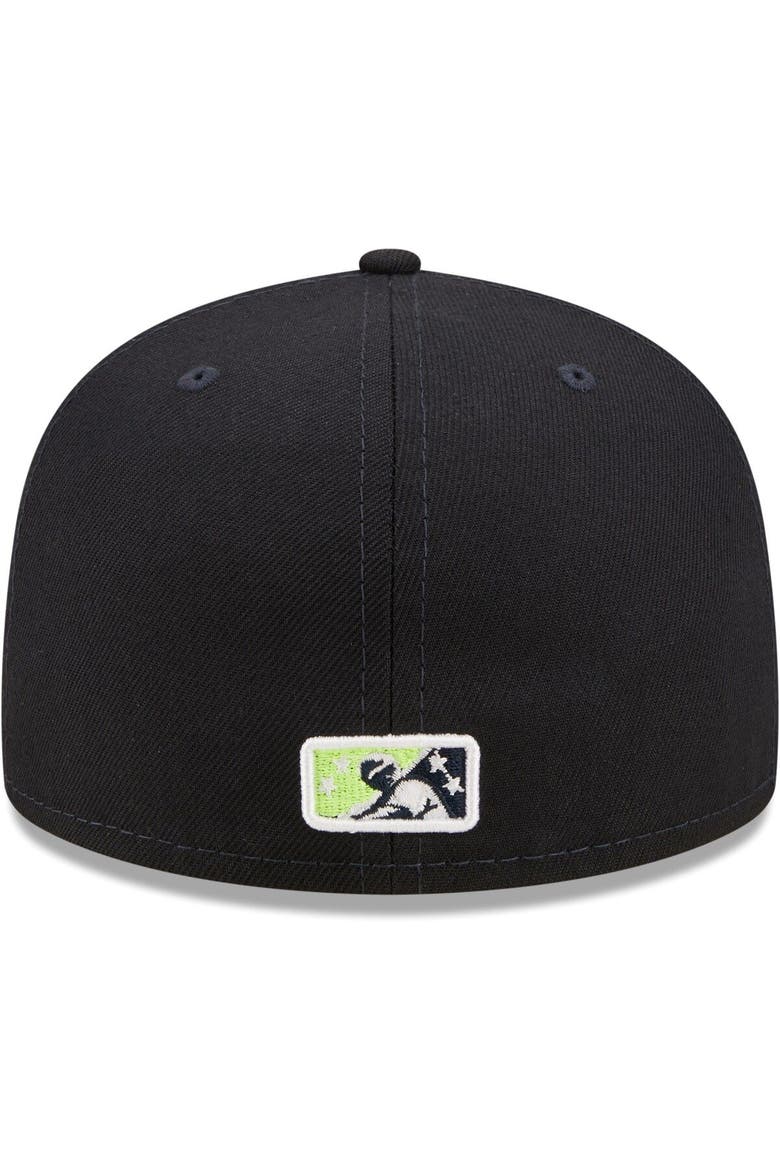 Men's New Era Navy Columbia Fireflies Authentic Collection Team Alternate 59FIFTY Fitted Hat, Alternate, color, Navy