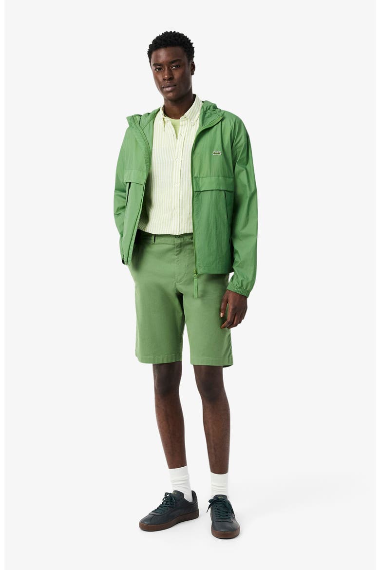Twill Bermuda Chino Shorts, Alternate, color, LAMBS LETTUCE