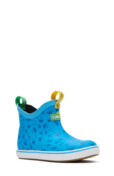 Kids' Sesame Street® Ankle Deck Waterproof Boot (Toddler, Little Kid & Big Kid)