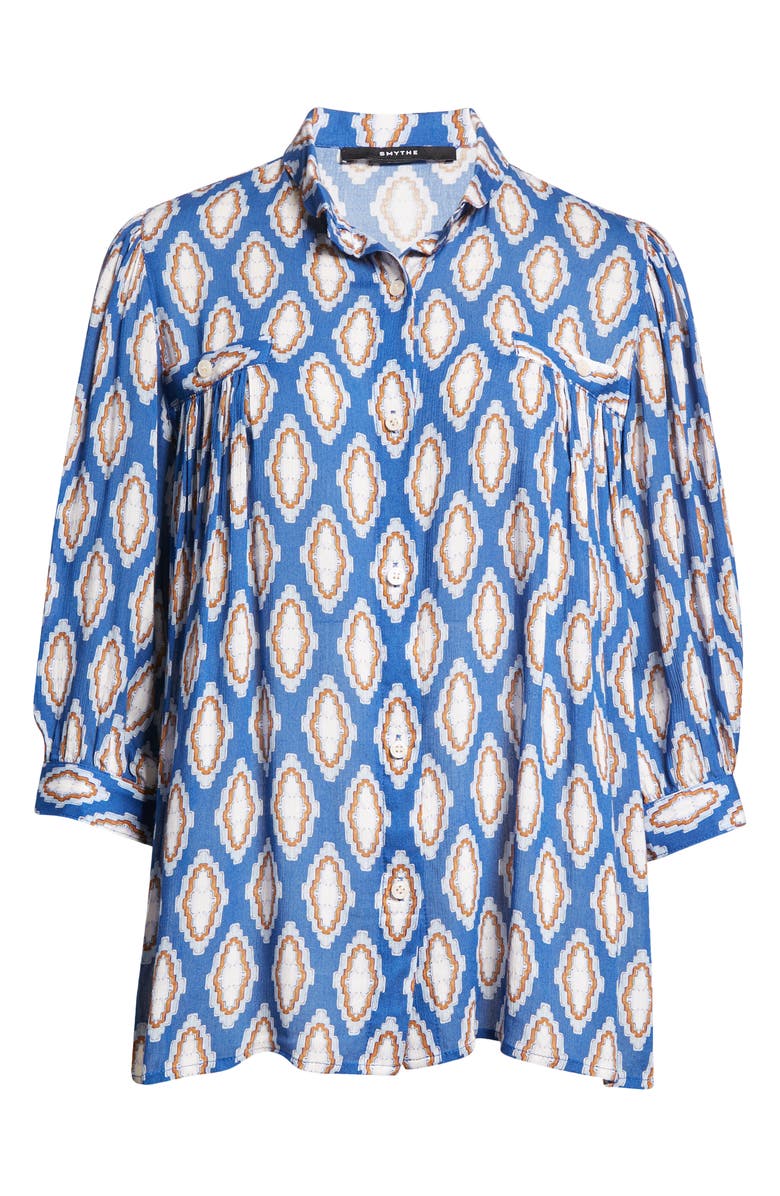 Smythe Medallion Print Blouse, Alternate, color, 