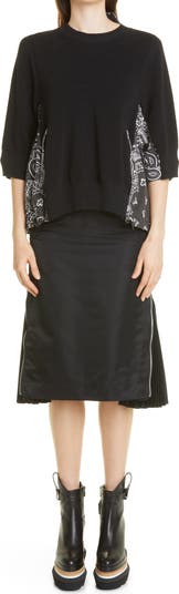■sacai■サカイ■MA-1 Side Gusset Skirt■スカート Sacai MA-1 Side Gusset Skirt | Nordstrom