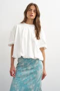 Topshop Bubble Hem T-Shirt