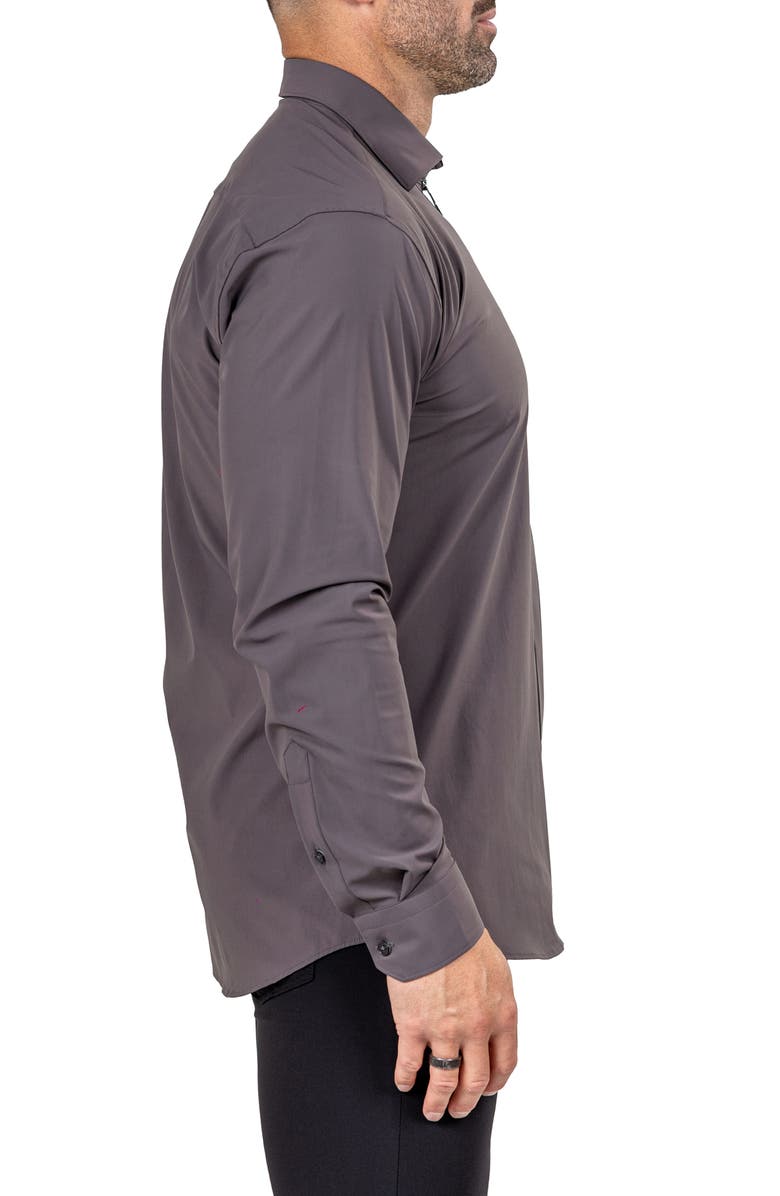 Maceoo Zip Jacket, Alternate, color, Brown