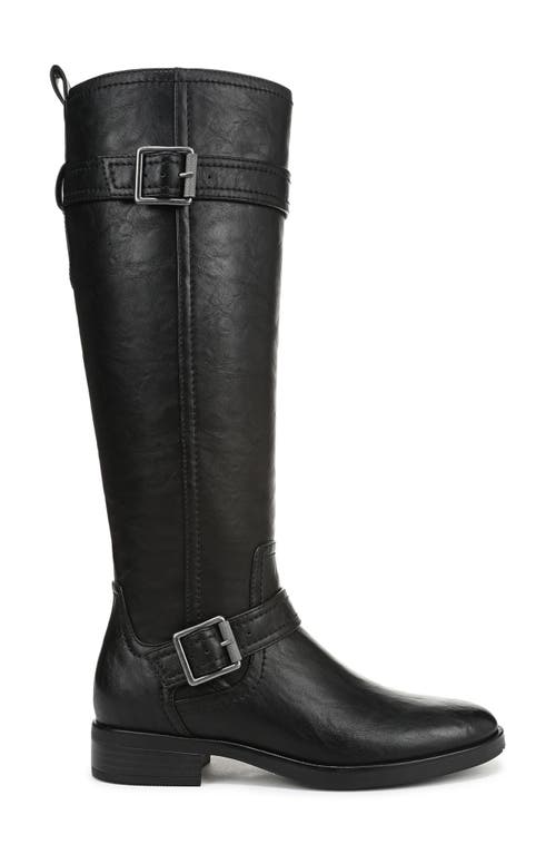 Naturalizer Jaya Womens Zipper Leather Knee-high Boots In Black