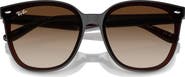 Ray-Ban 66mm Gradient Oversize Irregular Sunglasses