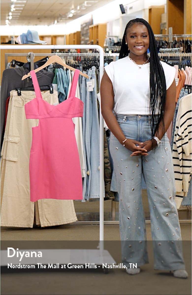 Cutout Body-Con Minidress, sales video thumbnail