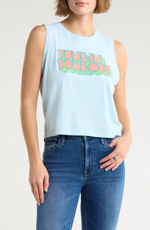 The Strong & Silent Type Cotton Graphic Tank