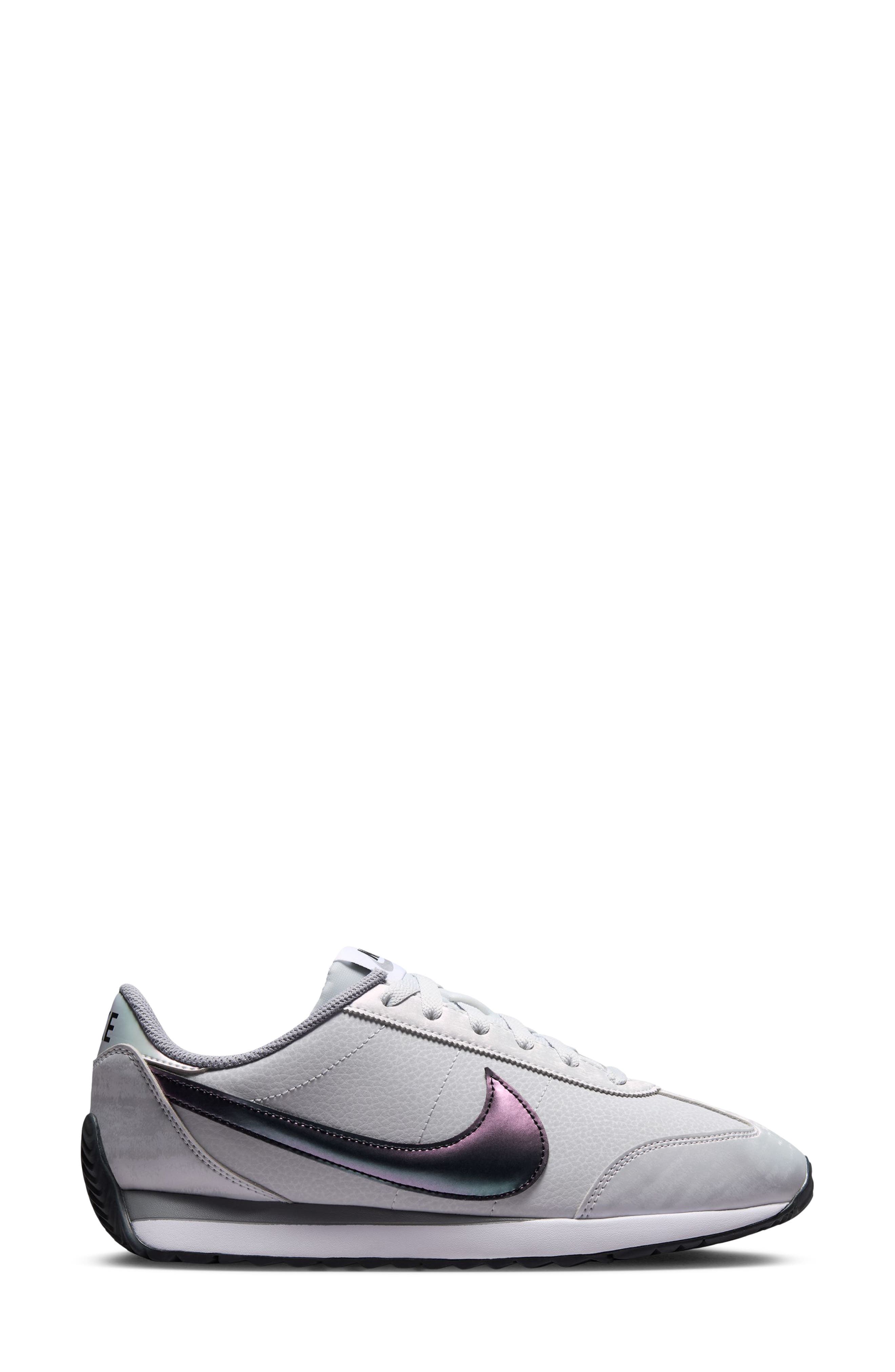 Pacific Leather Premium Sneaker, Alternate, color, PLATINUM/ BLACK/ GREY-WHITE