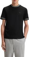 BOSS Tessler Slim Fit Cotton Ringer T-Shirt