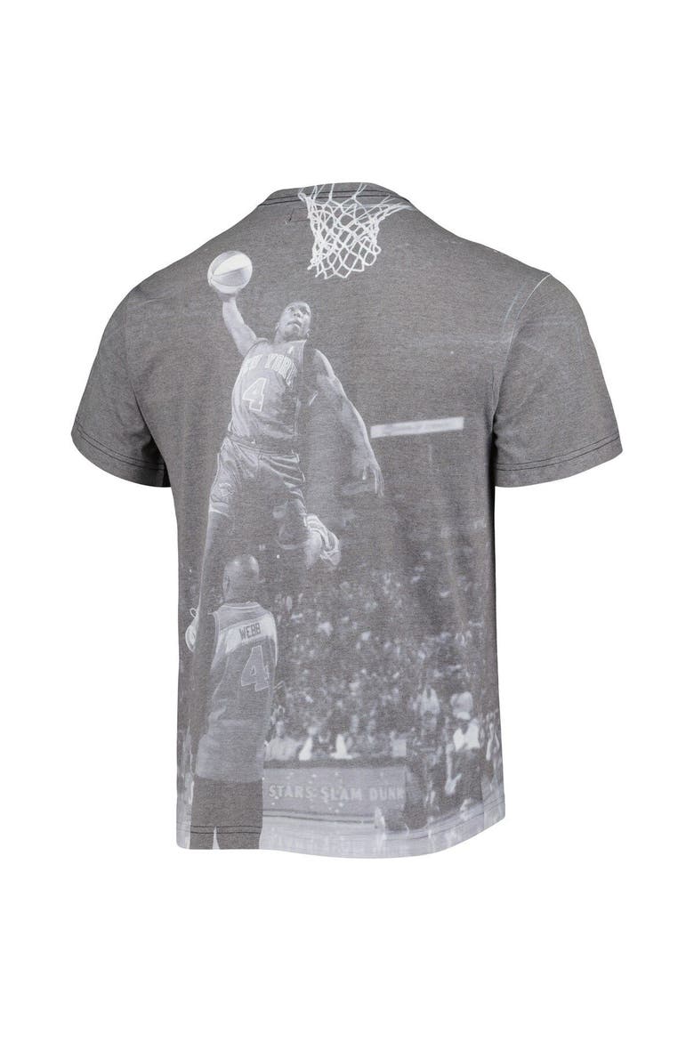Men's Mitchell & Ness Nate Robinson Heather Gray New York Knicks Above The Rim T-Shirt, Alternate, color, Heather Gray