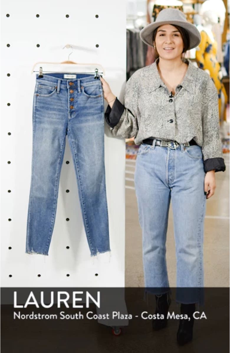 10-Inch High Waist Skinny Jeans, sales video thumbnail