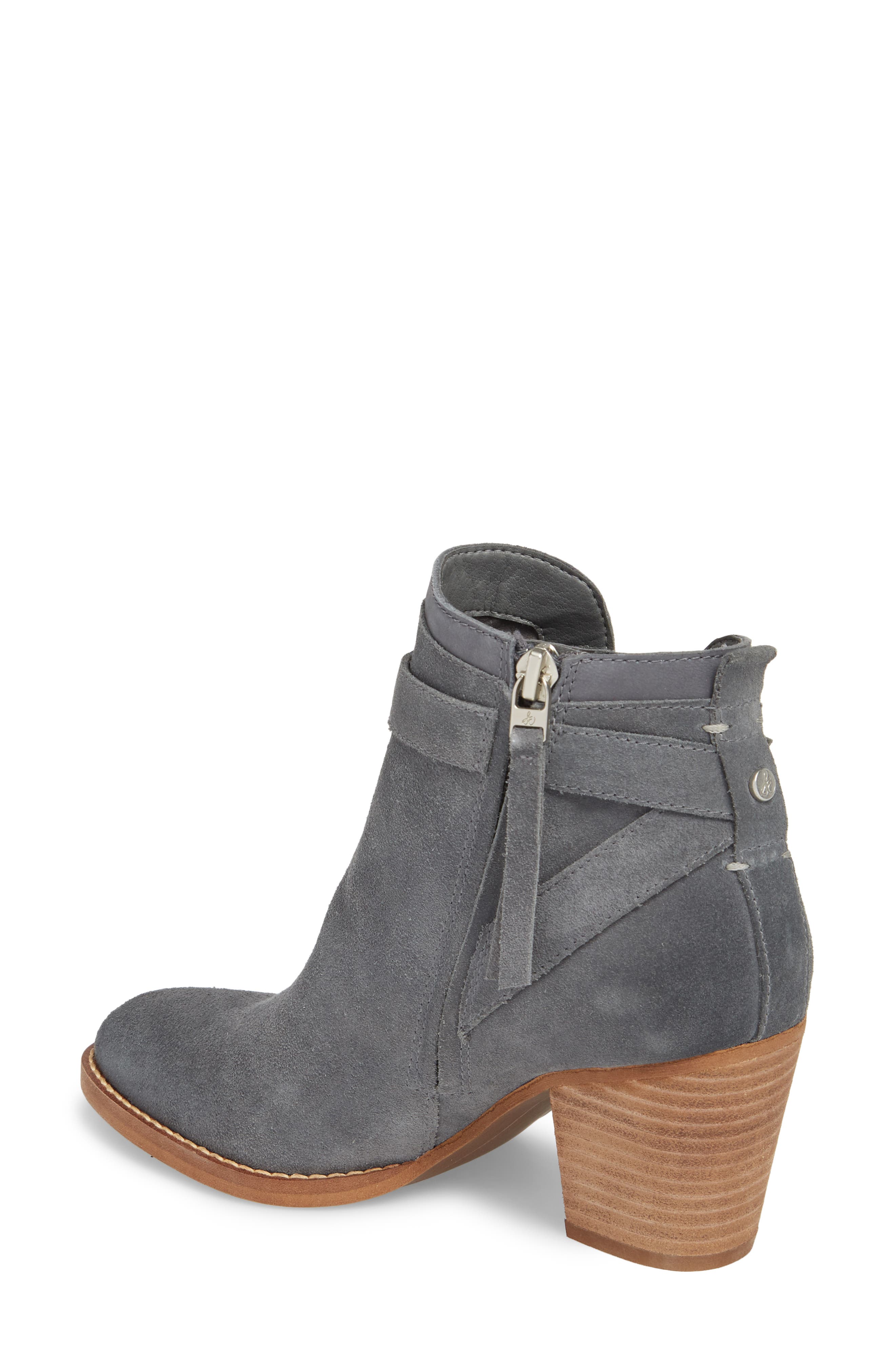 Maurine Bootie, Alternate, color, STONE BLUE SUEDE