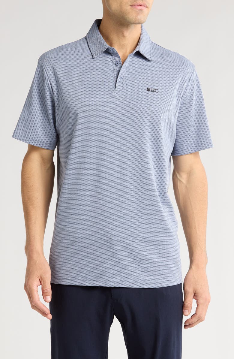 Black Clover Tanner Stretch Cotton Polo, Main, color, 