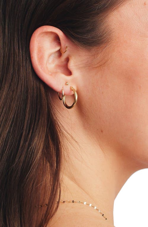 Made By Mary 14k Trinity Stud Earring In Gold