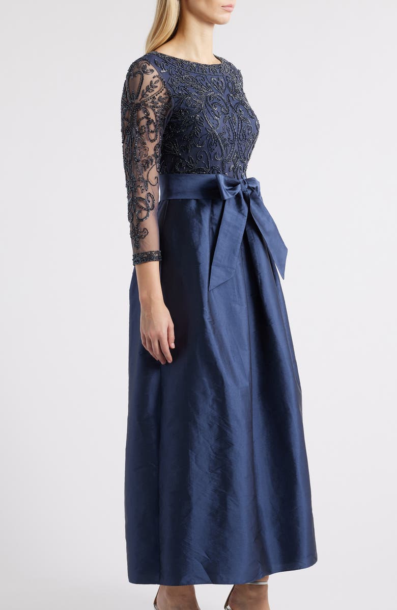 Pisarro Nights Embellished Cocktail Dress, Alternate, color, Navy