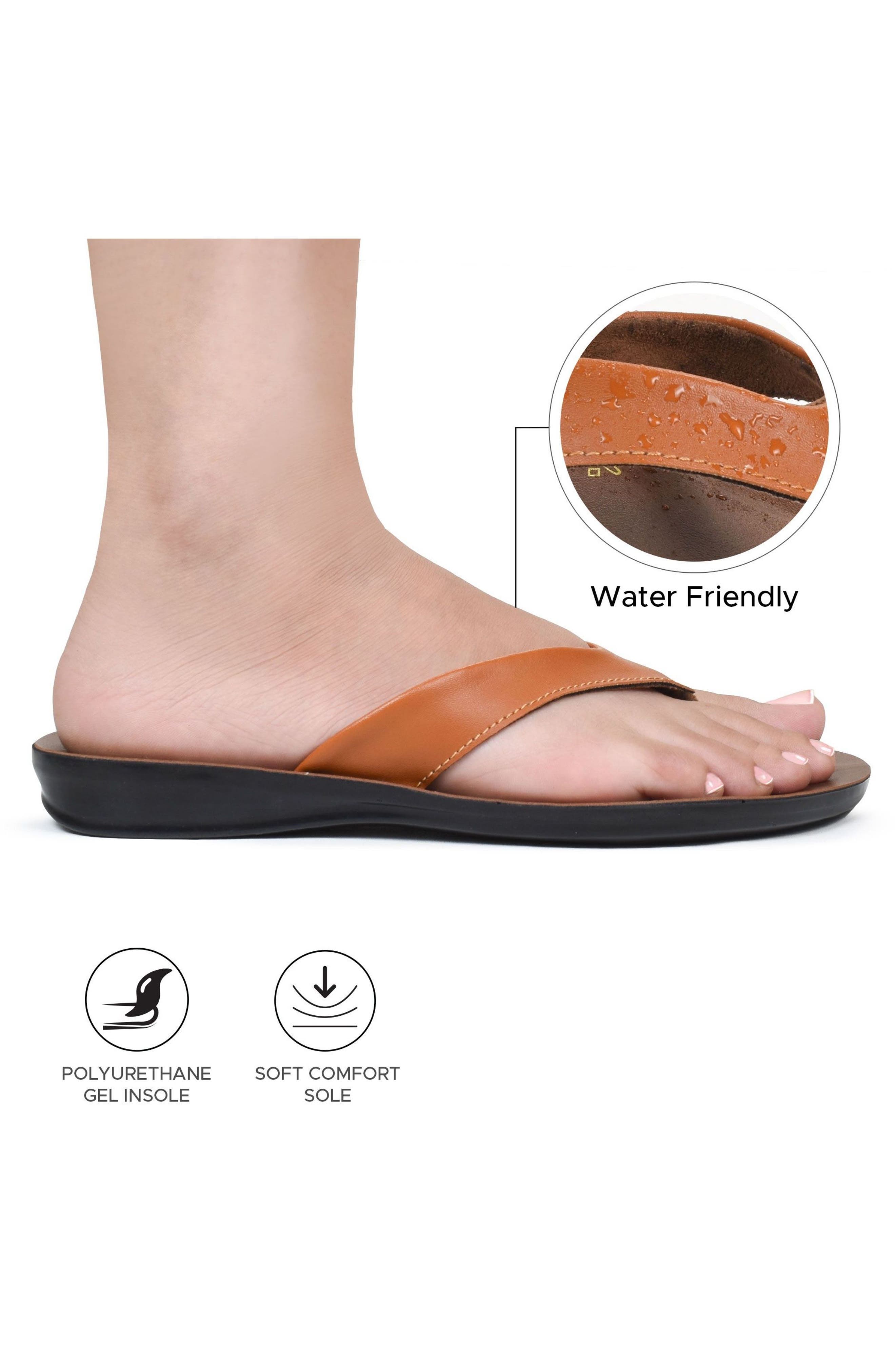 Capri Comfortable Flip-Flop, Alternate, color, TAN