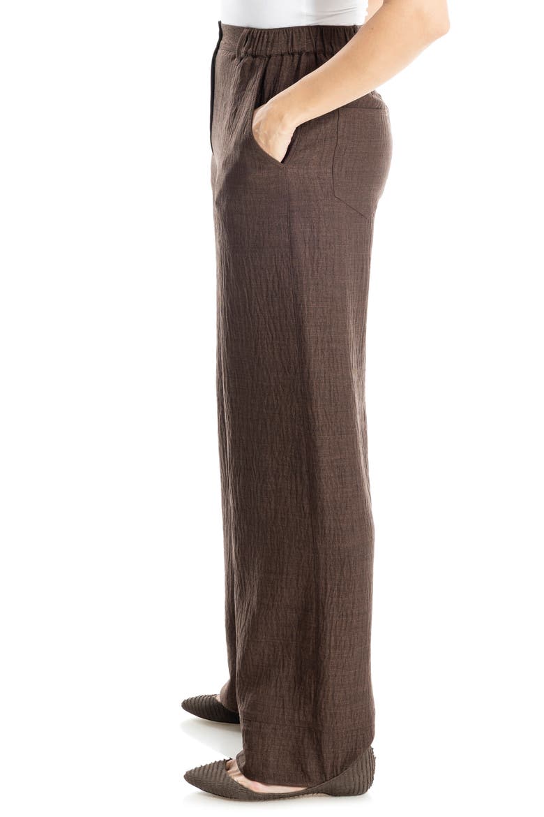 Easy Wide Leg Pants, Alternate, color, H.BROWN