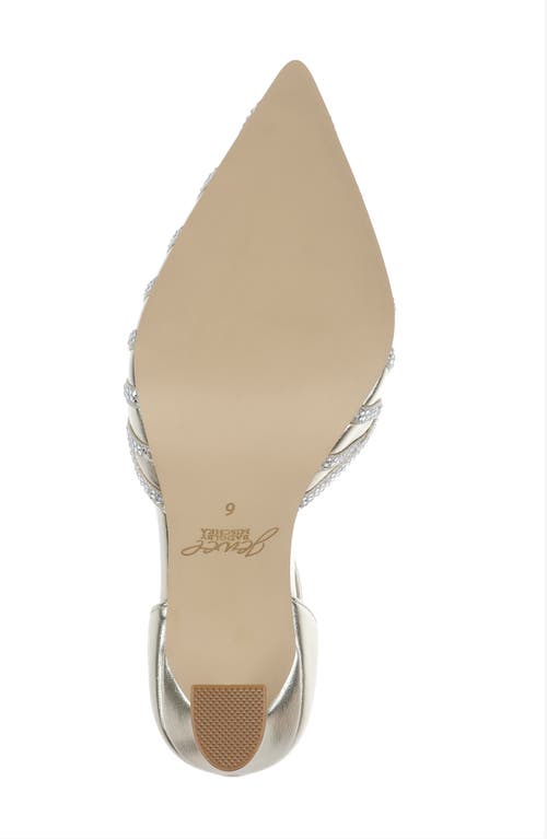 Jewel Badgley Mischka Faithlyn T-strap Pointed Toe Pump