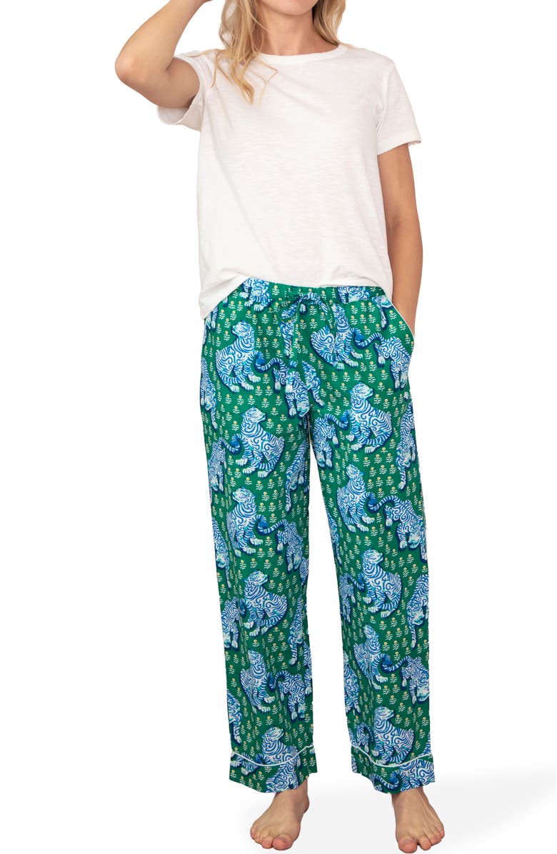 Printfresh PJ Pants, Main, color, Green Juice