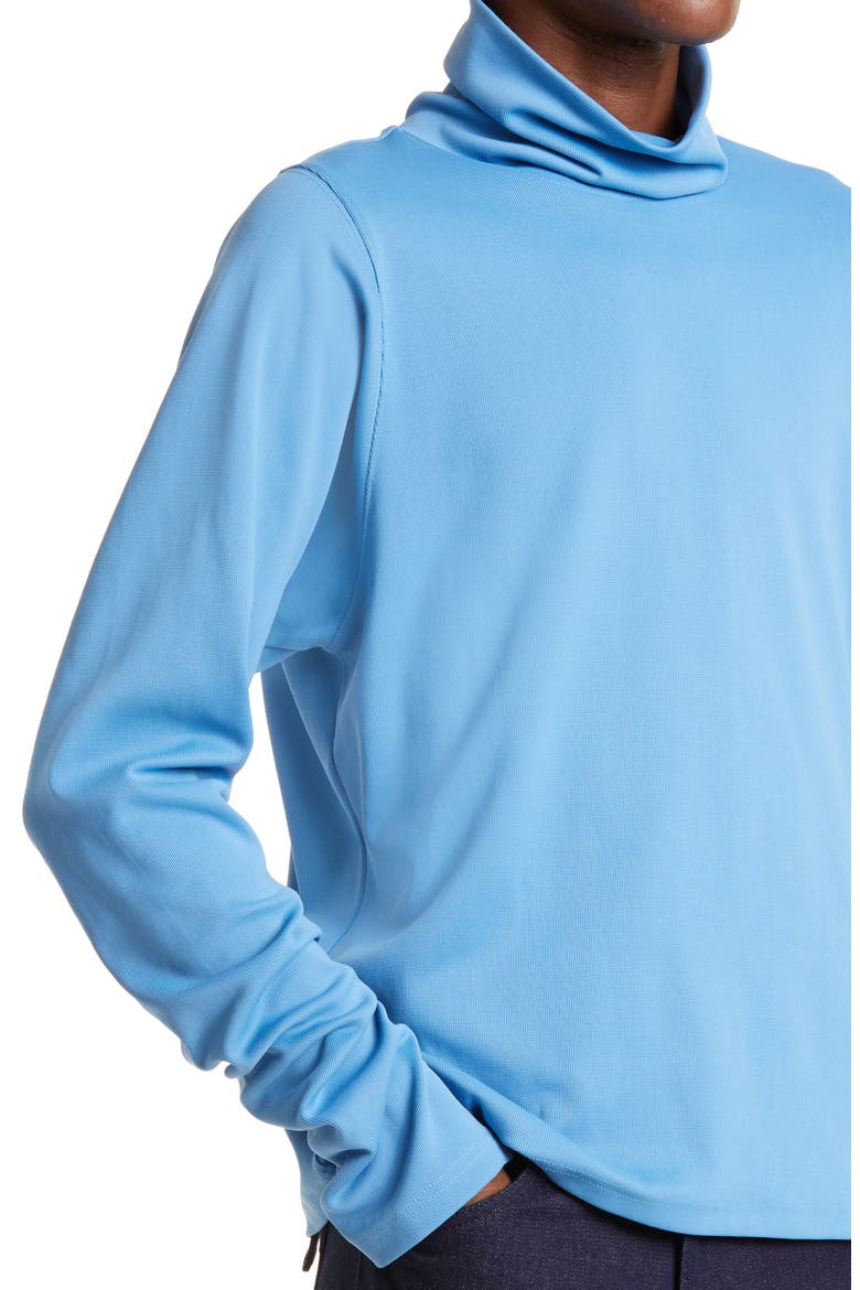 Contour Turtleneck, Alternate, color, CERULEAN BLUE