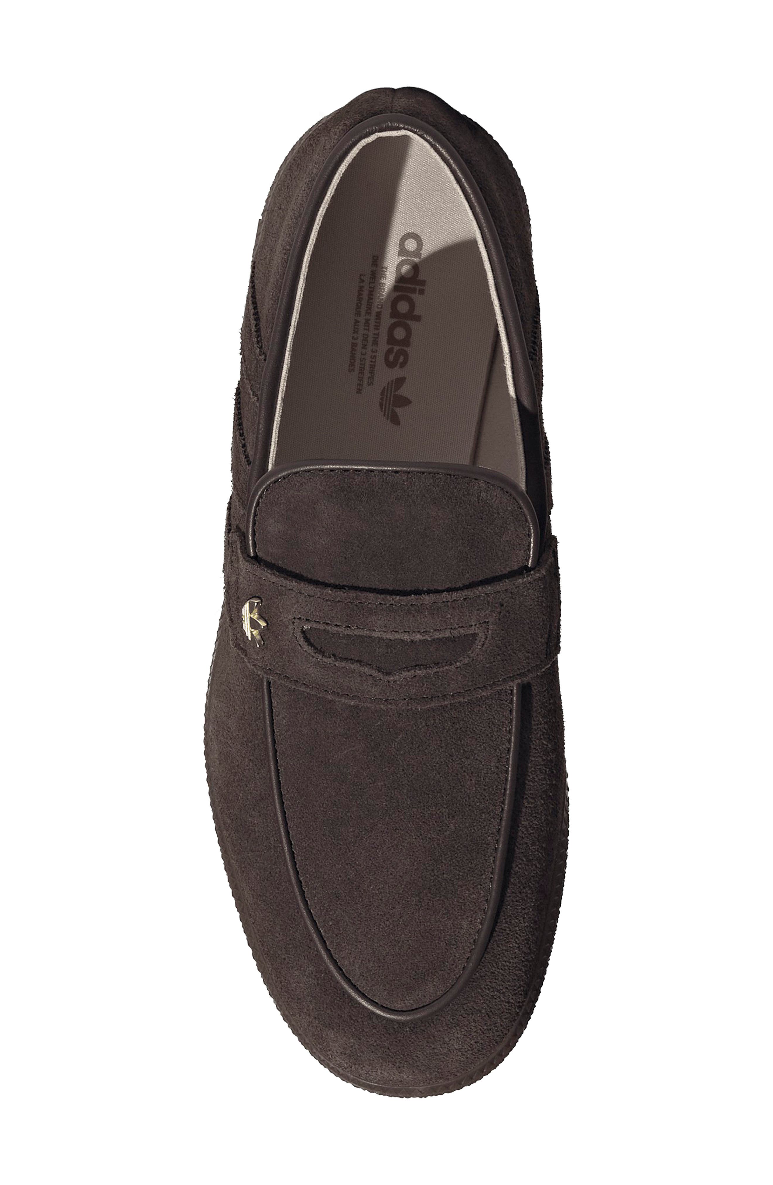 adidas Handball Spezial Loafer, Alternate, color, Aurora Coffee Met./ Gum5