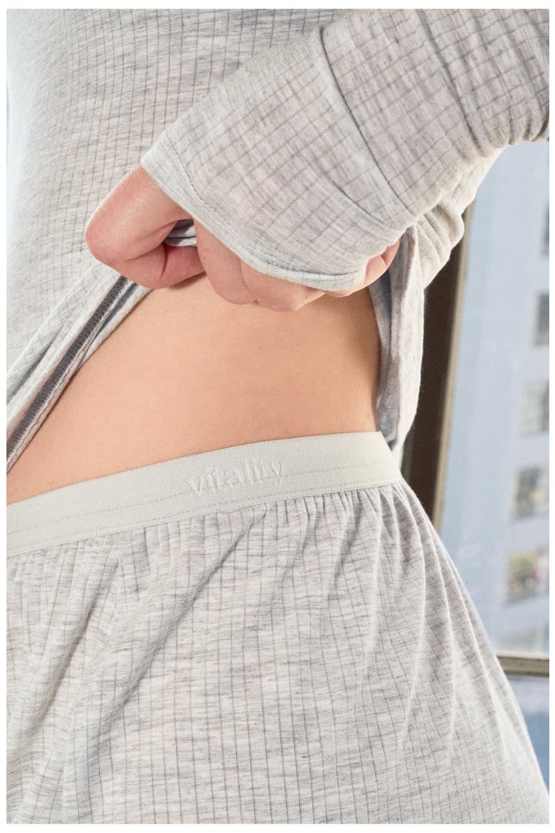 Float Rib Boxer Short, Alternate, color, Stone Marl