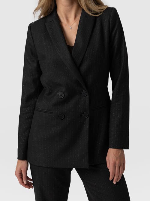 Saint + Sofia Cambridge Blazer In Black