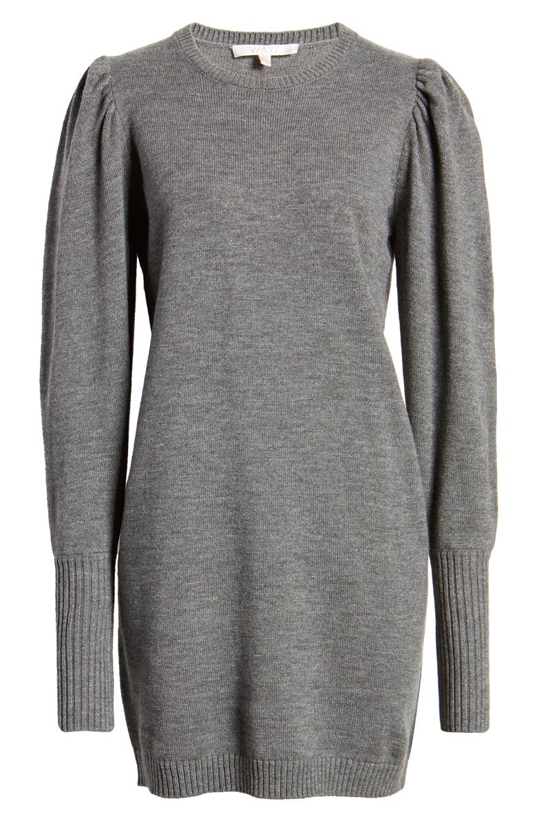WAYF x Influencers San Francisco Puff Sleeve Sweater Dress, Alternate, color,